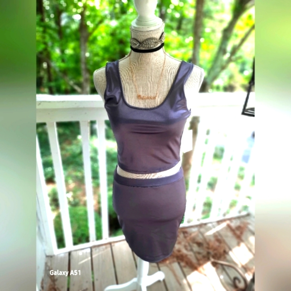 💛NEW and sexy! 2 piece tank and mini skirt set!🚘😊💋